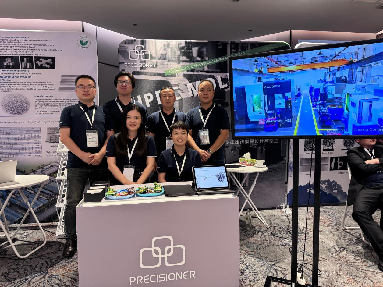 the 2024 SEA Die Casting Congress，Vibrant presence of Precisioner's exhibition team